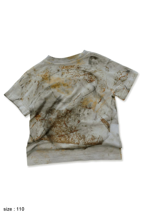 【KIDS】MISAKI USHIOZU × Cycle IRON RUST-DYEING TEE